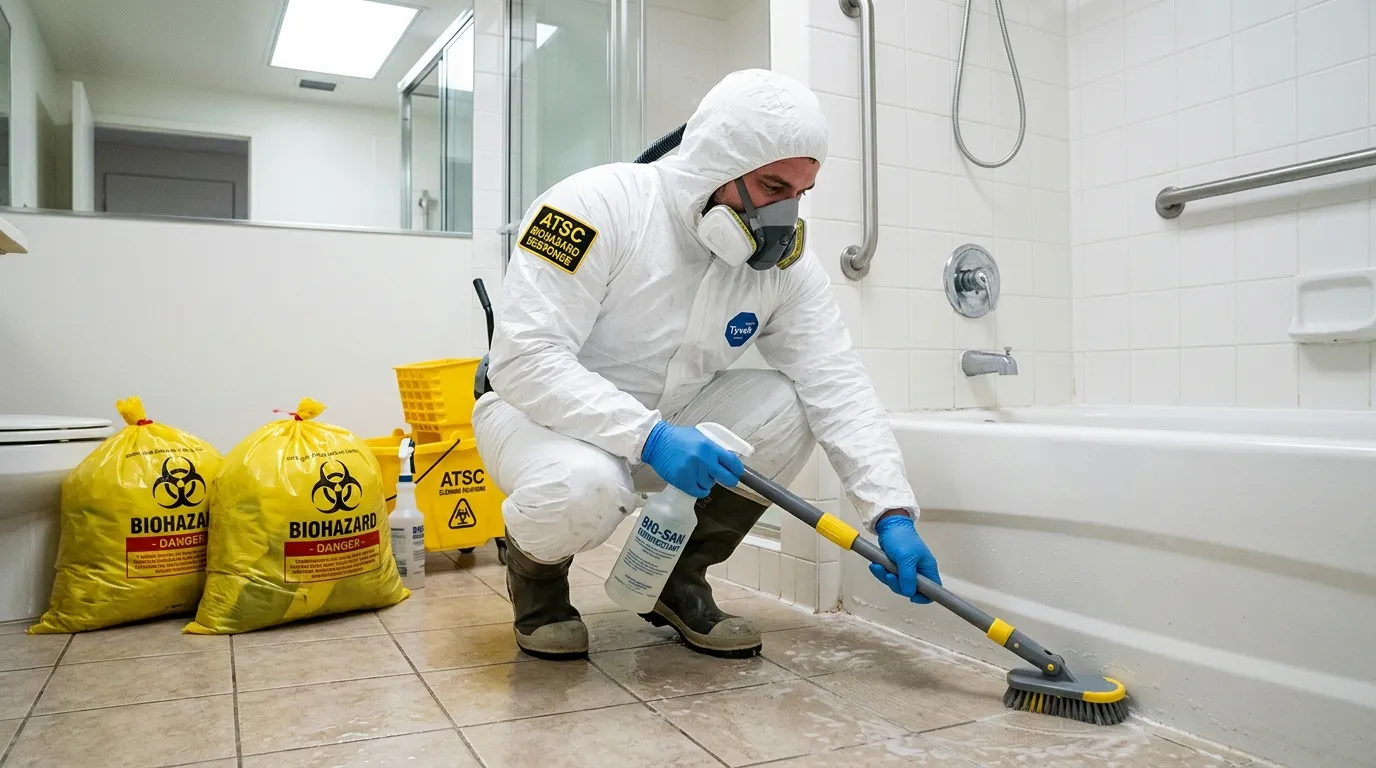 Decontamination equipment deployed for Blood Cleanup in North Hollywood